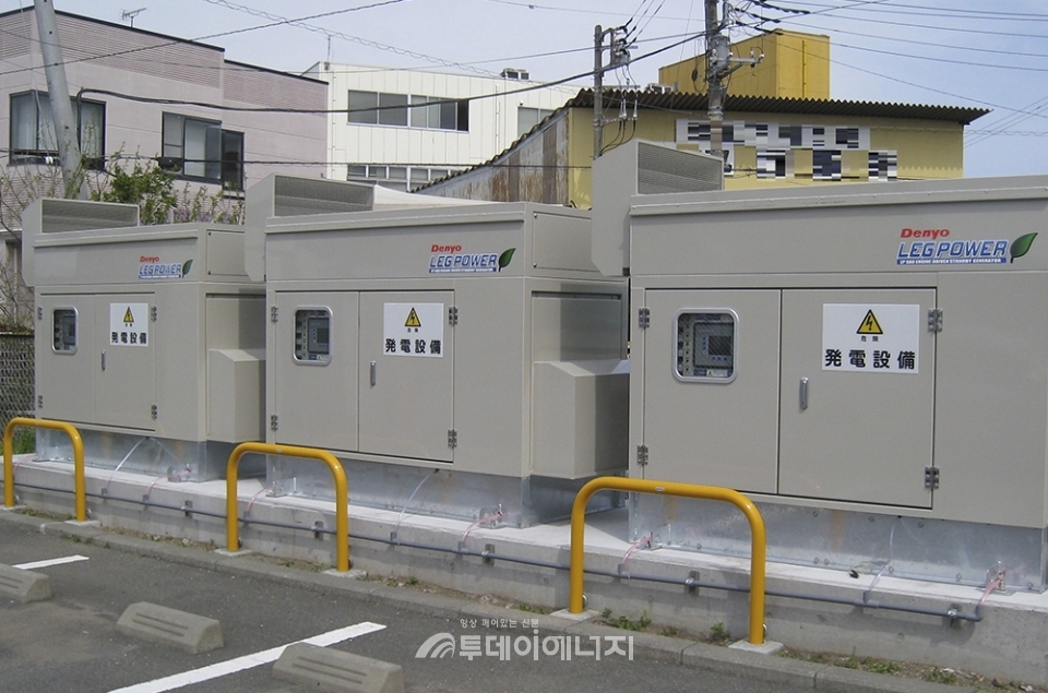 지진 등 재해 대비용 LPG비상 발전기가 일본에서 인기를 끌고 있다.