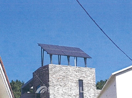 2019년 제주도 보급사업을 통해 설치된 태양광발전소.