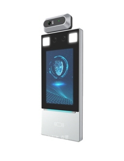 동서발전에서 개발한 체온, 마스크, 안전모 동시 감지기 시제품 이미지.