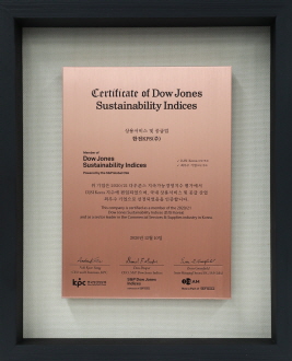 한전KPS가 DJSI Korea 12년 연속 최우수기업에 편입됐다.