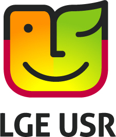 LG전자노동조합 USR 로고.