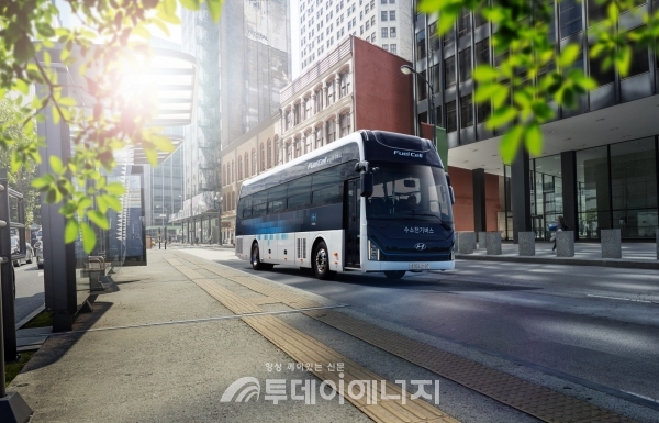 현대자동차 '유니버스 수소연료전지 버스'