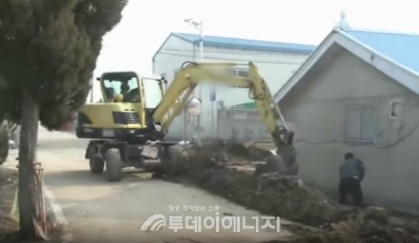 타지역 마을 단위 LPG 배관망 구축사업 공사 과정/한국LPG사업관리원 제공