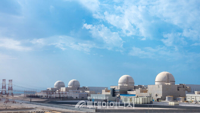 아랍에미리트(UAE) 바라카 원자력발전소 1~4호기 전경. /한국전력공사