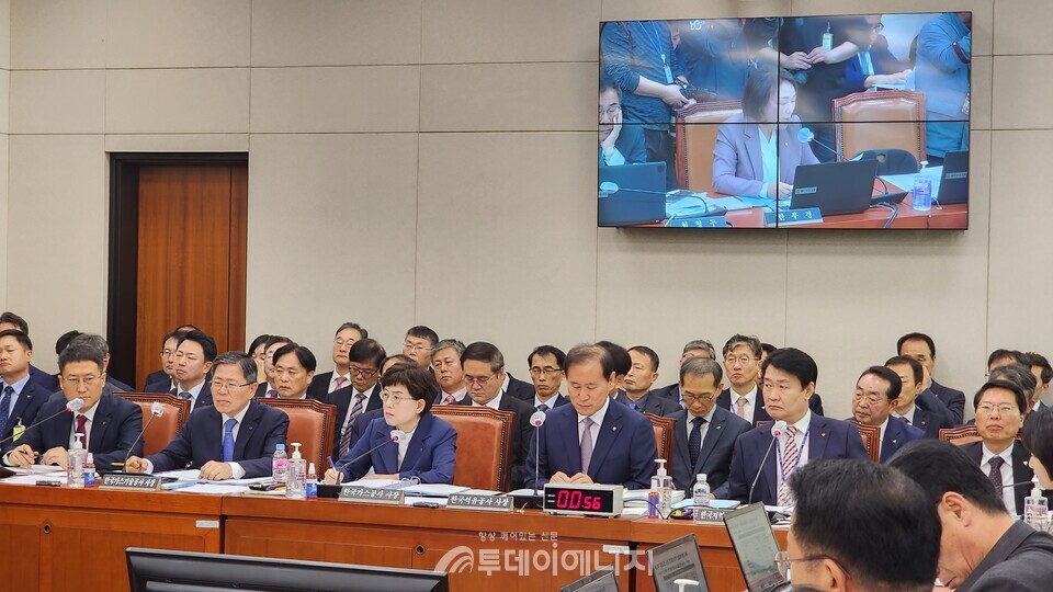 지난해 진행된 산업통상자원중소벤처기업위원회 국정감사 장면./투데이에너지