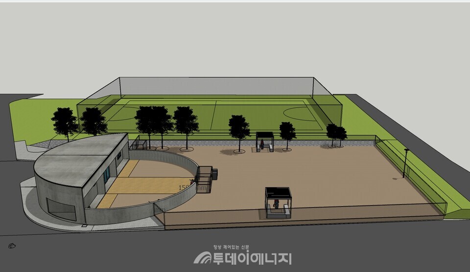 반려견 에너지파크 조감도./CNCITY에너지 제공