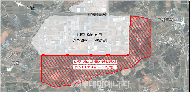 토지거래허가구역 위치도./ 전남도청 제공
