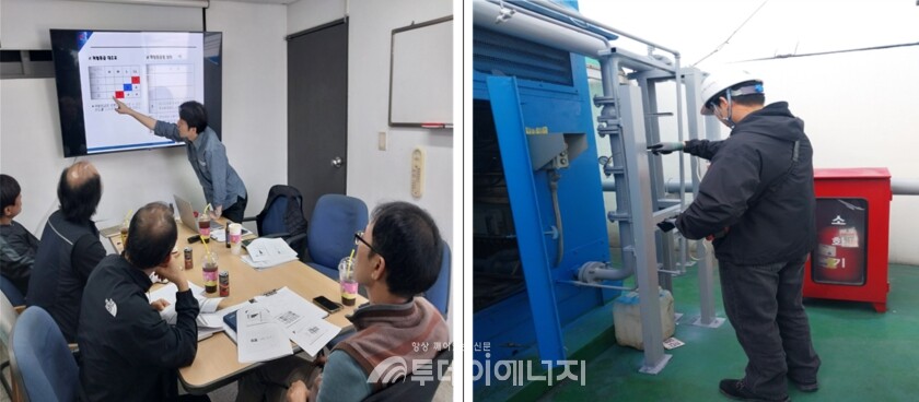 한국가스안전공사 본사와 공사 서울동부지사가 CNG 충전소에 대한 안전 진단을 실시하고 있다./한국가스안전공사 서울동부지사 제공