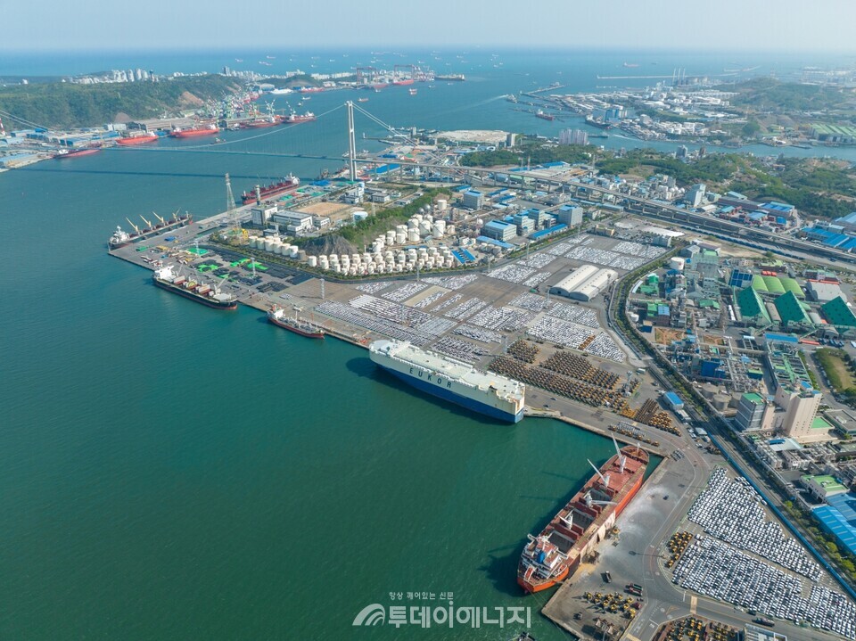 울산본항 전경. / 울산항만공사 제공