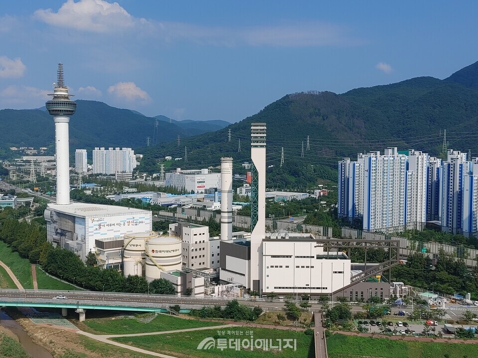 한국지역난방공사 양산지사 열병합발전소 전경./한국지역난방공사 제공