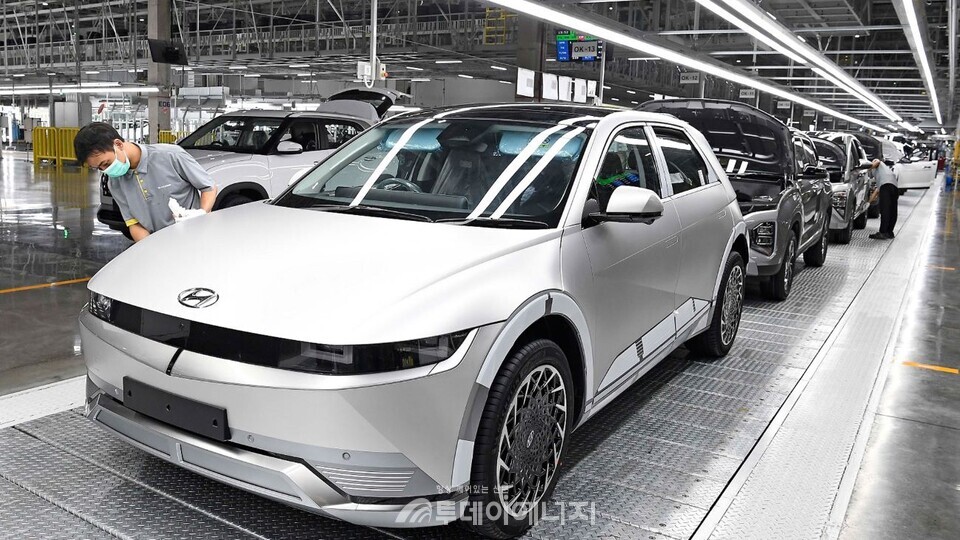 현대자동차 인도네시아 공장 전기차 생산라인/현대자동차그룹 제공
