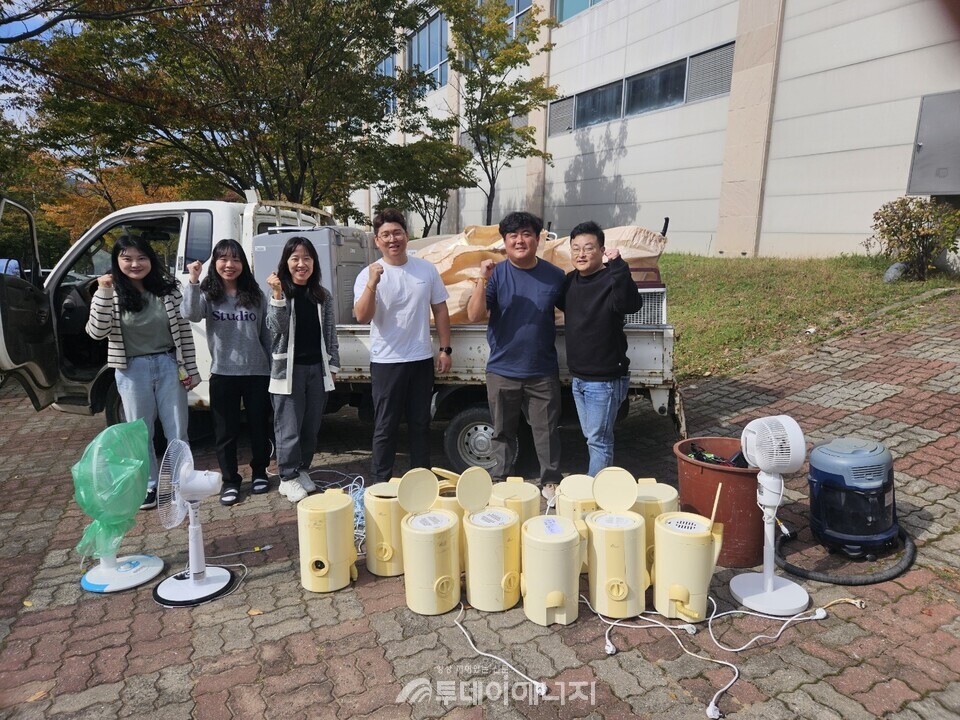 전남환경산업진흥원이 지난해 10월부터 3개월간 진행한 ‘폐전자기기 수거 캠페인’을 성공적으로 마쳤다고 밝혔다.. / 전남환경산업진흥원 제공