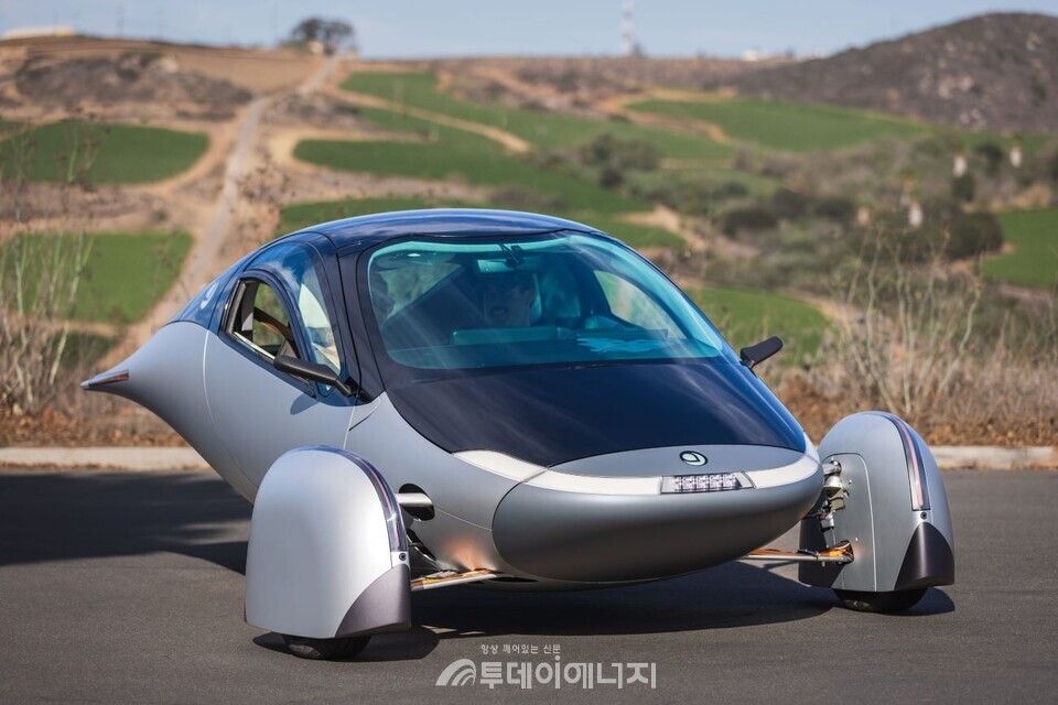 LG에너지솔루션의 배터리가 탑재될 태양광 전기차 Aptera(앱테라)/LG에너지솔루션 제공