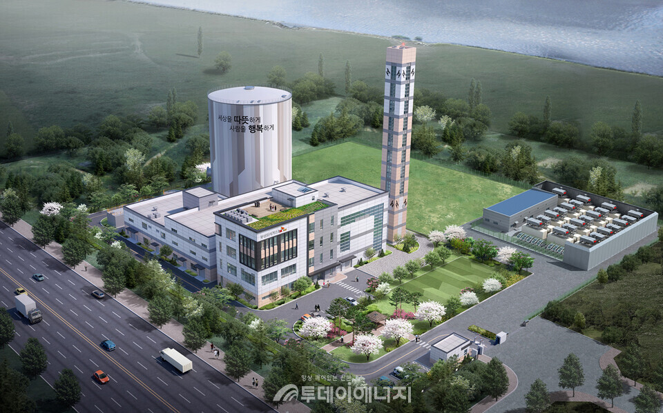 부산 강서구 명지동 소재 부산도시가스 명지집단에너지 부지 조감도./부산도시가스 제공