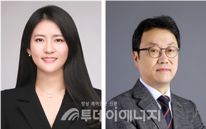 한국재료연구원 박다희 선임연구원(왼쪽), 카이스트 박정영 교수(오른쪽) /한국재료연구원 제공