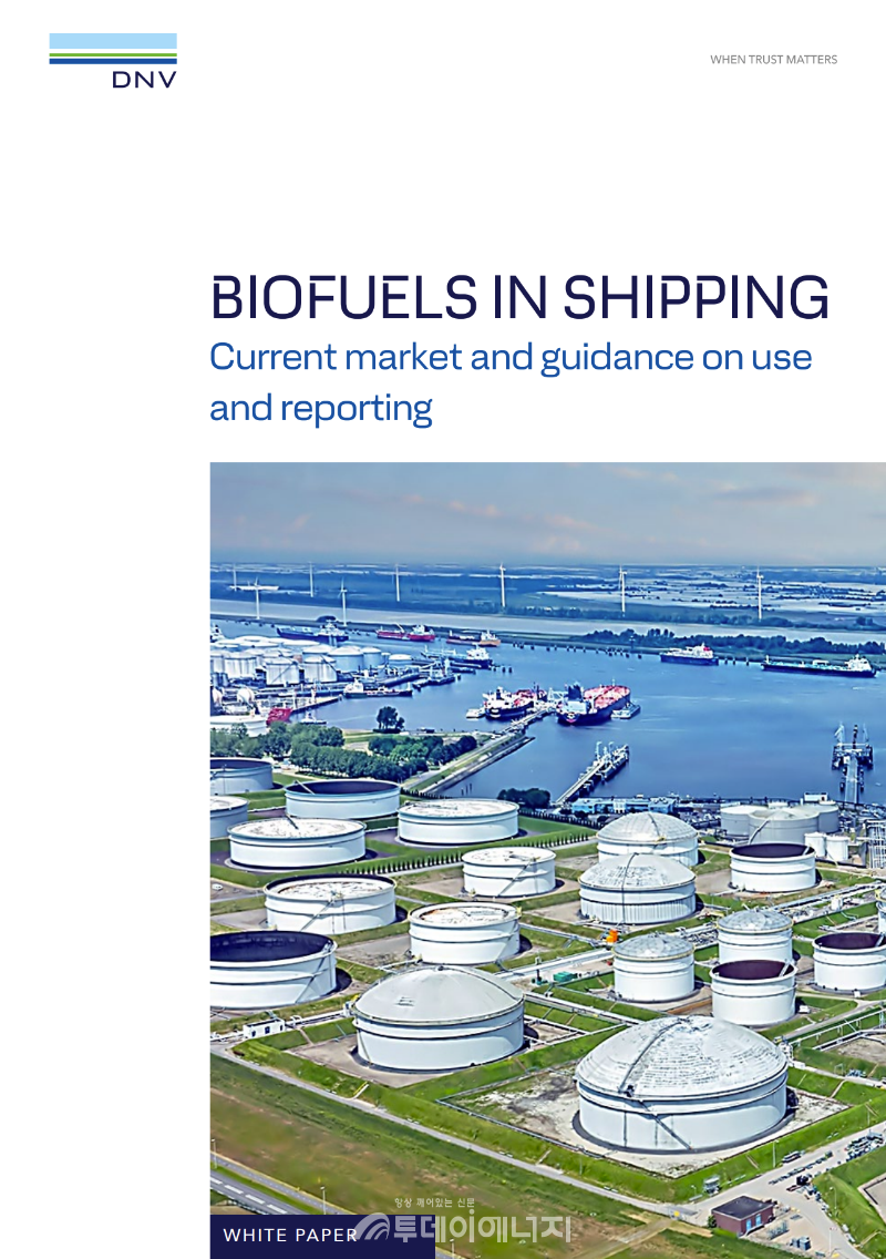 노르웨이선급협회(DNV)의 '해운업계 바이오연료' 백서/DNV 제공