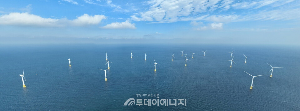 해상풍력단지 모습 /LG에너지솔루션 제공