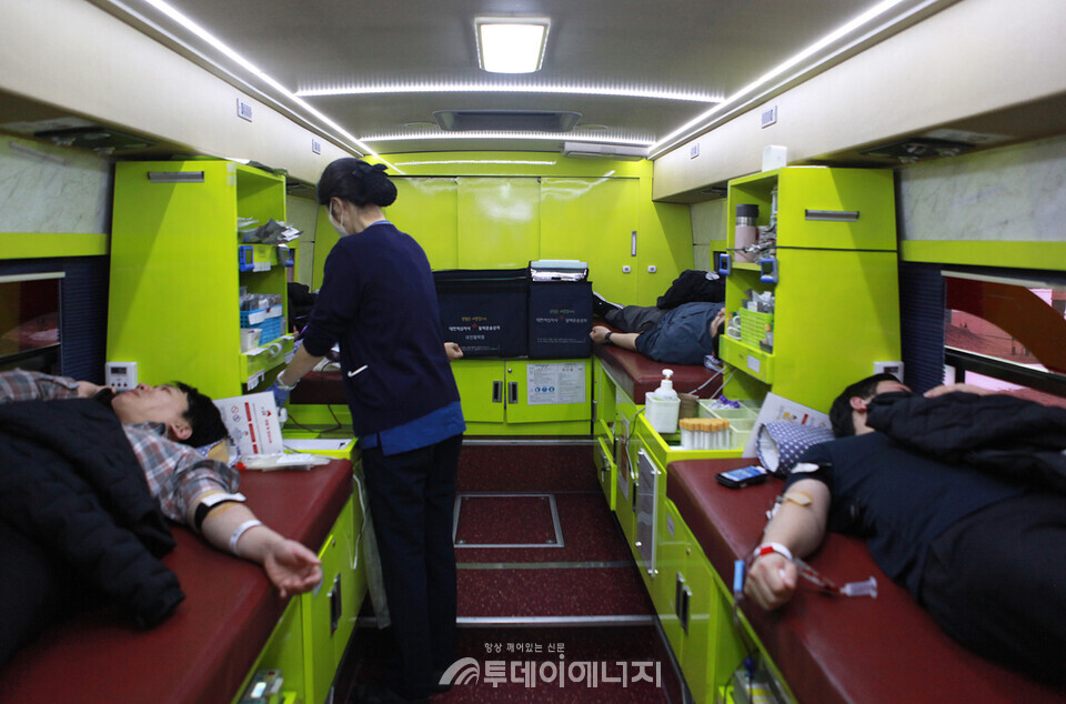 미래엔서해에너지 새해 첫 사랑의 헌혈캠페인 실시./미래엔서해에너지 제공