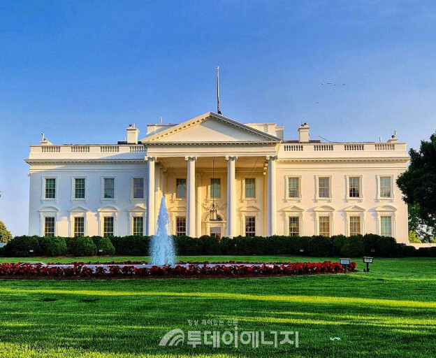 미국 백악관 전경./투데이에너지