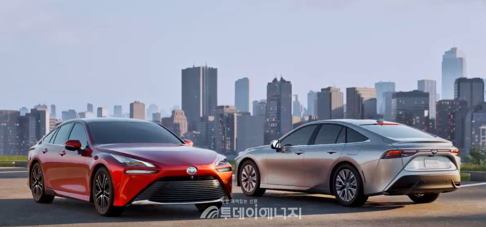 토요타의 수소연료전지 전기차 미라이/토요타 제공