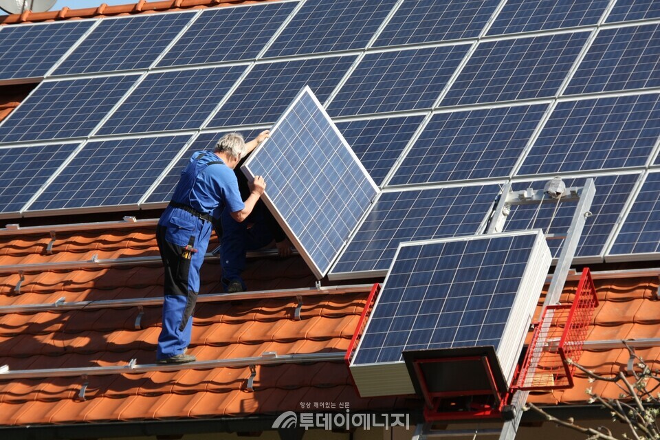 유럽의 태양광발전 시설./SK에코플랜트 제공