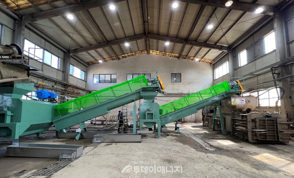 경북 안동 폐비닐처리시설. / 한국환경공단 제공