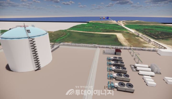 콜롬비아 푸에르트 브리사(Puerto Brisa) LNG 터미널 구축사업 . /한국가스기술공사 제공