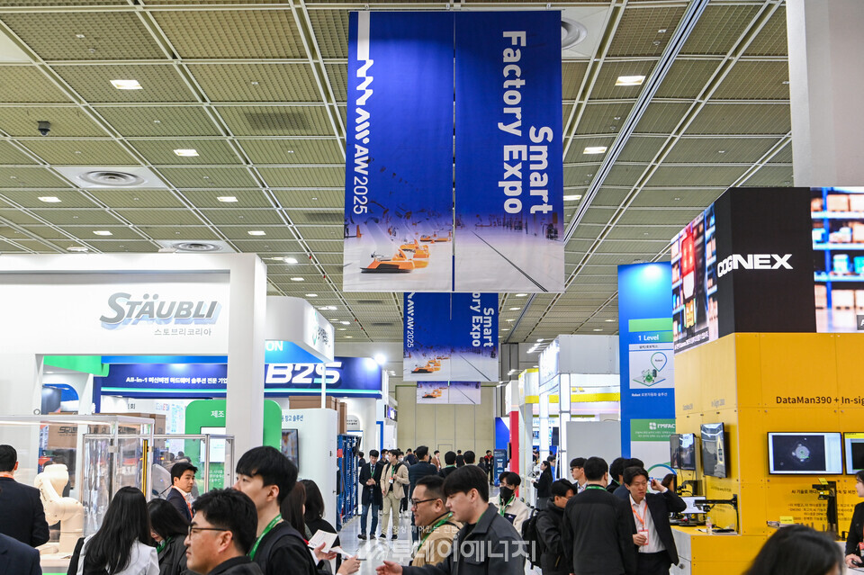 미래 에너지 혁신 대표기술을 한자리에서 만나볼 수 있는 ‘2025 스마트공장‧자동화산업전(Automation World 2025)’이 개막했다./사진=박찬균 기자