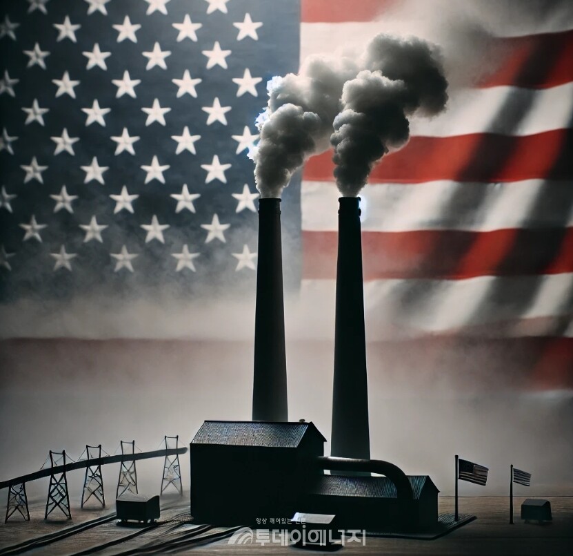 석탄 산업의 부활을 외치는 트럼프 대통령의 발언이 향후 미국 에너지 시장과 기후 정책에 어떤 영향을 미칠지 주목된다. /이미지 편집