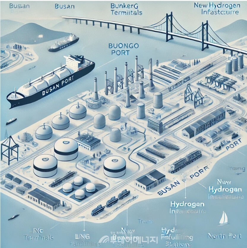 수소트램이 바꿀 도시 에너지 구조가 시작되면서  ‘LNG→수소’ 전환 시나리오 본격화되고 있다. /이미지 편집 