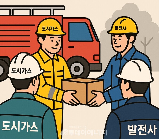 공급망 보호, 이재민 지원, 진화 지원까지. 도시가스사와 발전사들이 위기 상황 속에서 에너지 공공기관으로서의 사명을 다하고 있다. /이미지 편집