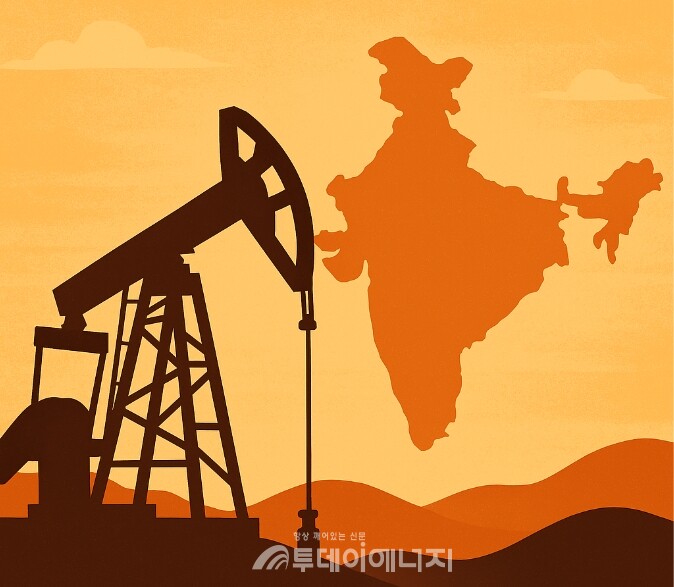 인도가 아시아 내 새로운 원유 공급국이 등장할 경우 한국의 중동·미국 의존 완화 가능성이 있다. /이미지 편집