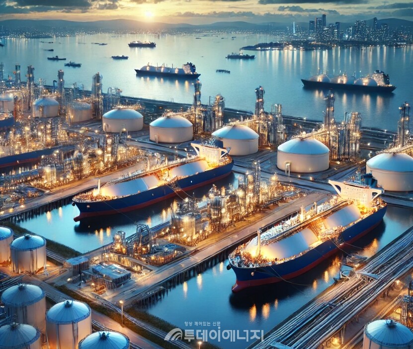  미국 에너지부(DOE)는 1일(현지 시간) 액화천연가스(LNG) 수출에 대한 규제 장벽을 제거하는 조치를 발표했다. /이미지 편집