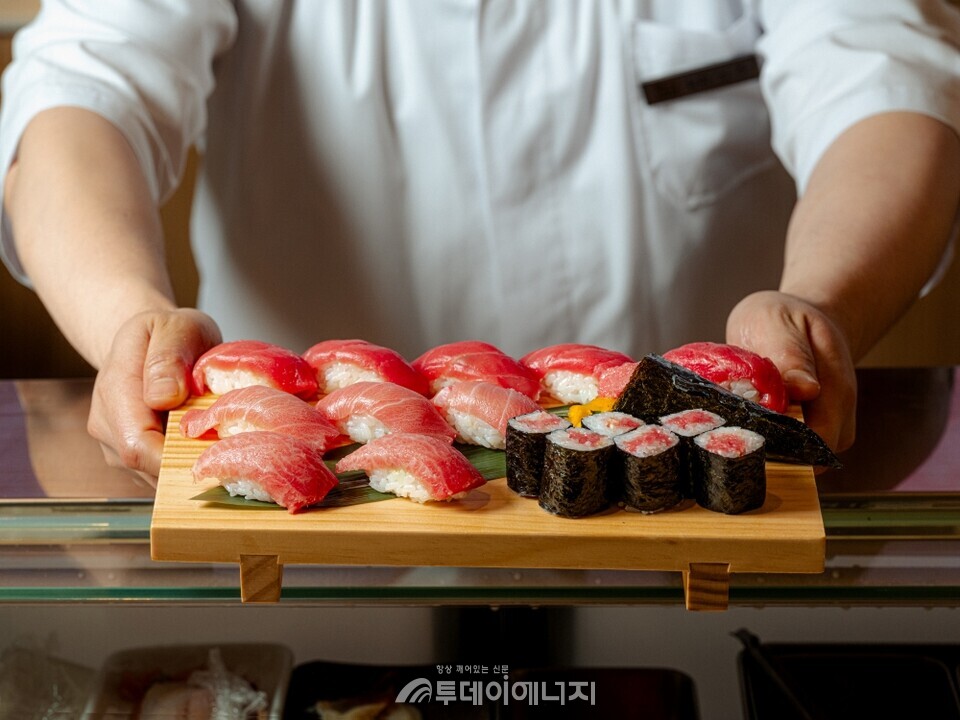 고급 판스시 전문점 '이타마에 스시'. /삼천리 제공