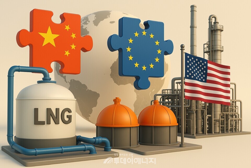 특히 미국산 LNG 공급 확대를 추진해온 트럼프 행정부 입장에서, 유럽이 중국과 더욱 밀착할 경우 에너지 공급망 재편에도 영향을 미칠 수 있다. /이미지 편집