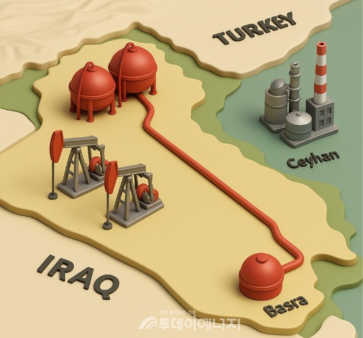 튀르키예, 이라크와 대규모 에너지 프로젝트 협력을 본격화하고 있다. /이미지 편집