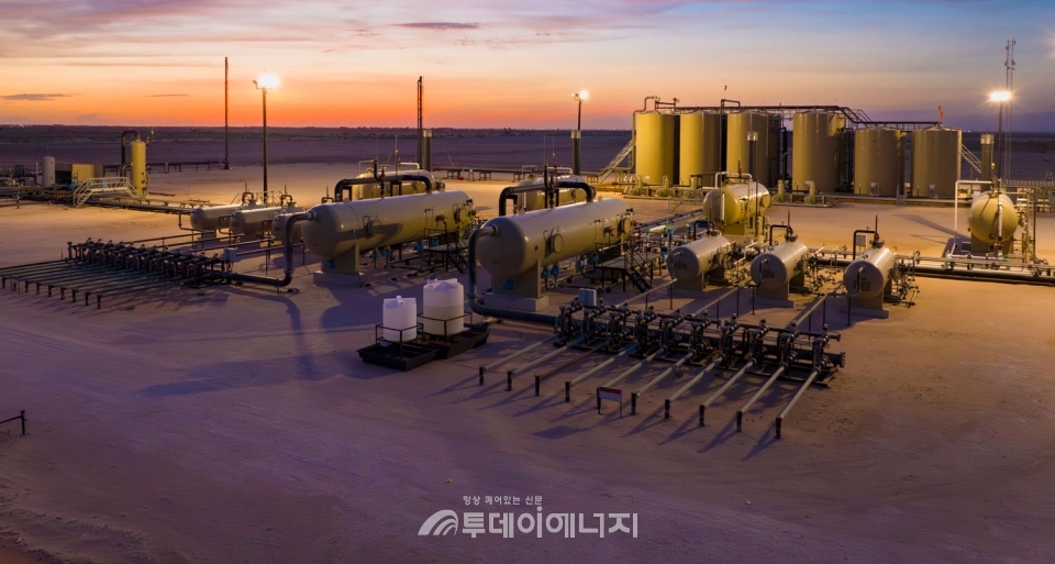 미국 텍사스주에 있는 퍼미안 가스 생산기지/EIA 자료사진