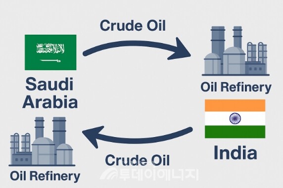 사우디아라비아가 인도 에너지시장 재진입을 노린다