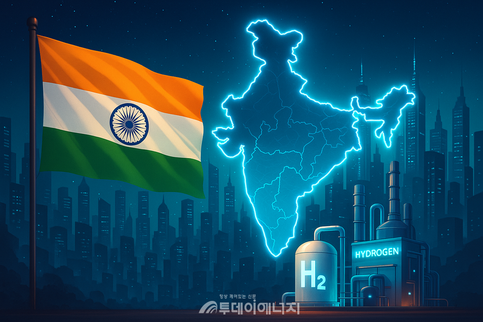 인도수소연합은 인도 정부에 2030년까지의 그린 수소 생산 목표 달성을 위해 수소 의무 구매제(HPO) 도입을 공식 촉구했다./AI 생성 이미지