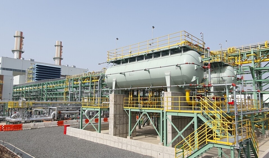 울산GPS에서 터빈이 가동하고 있다./신영균 기자 