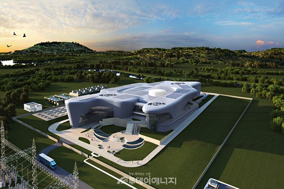 미국 원전해체부지 오이스터 크릭에 첫 도입예정인 현대건설의 SMR-160 모델 조감도/현대건설 자료