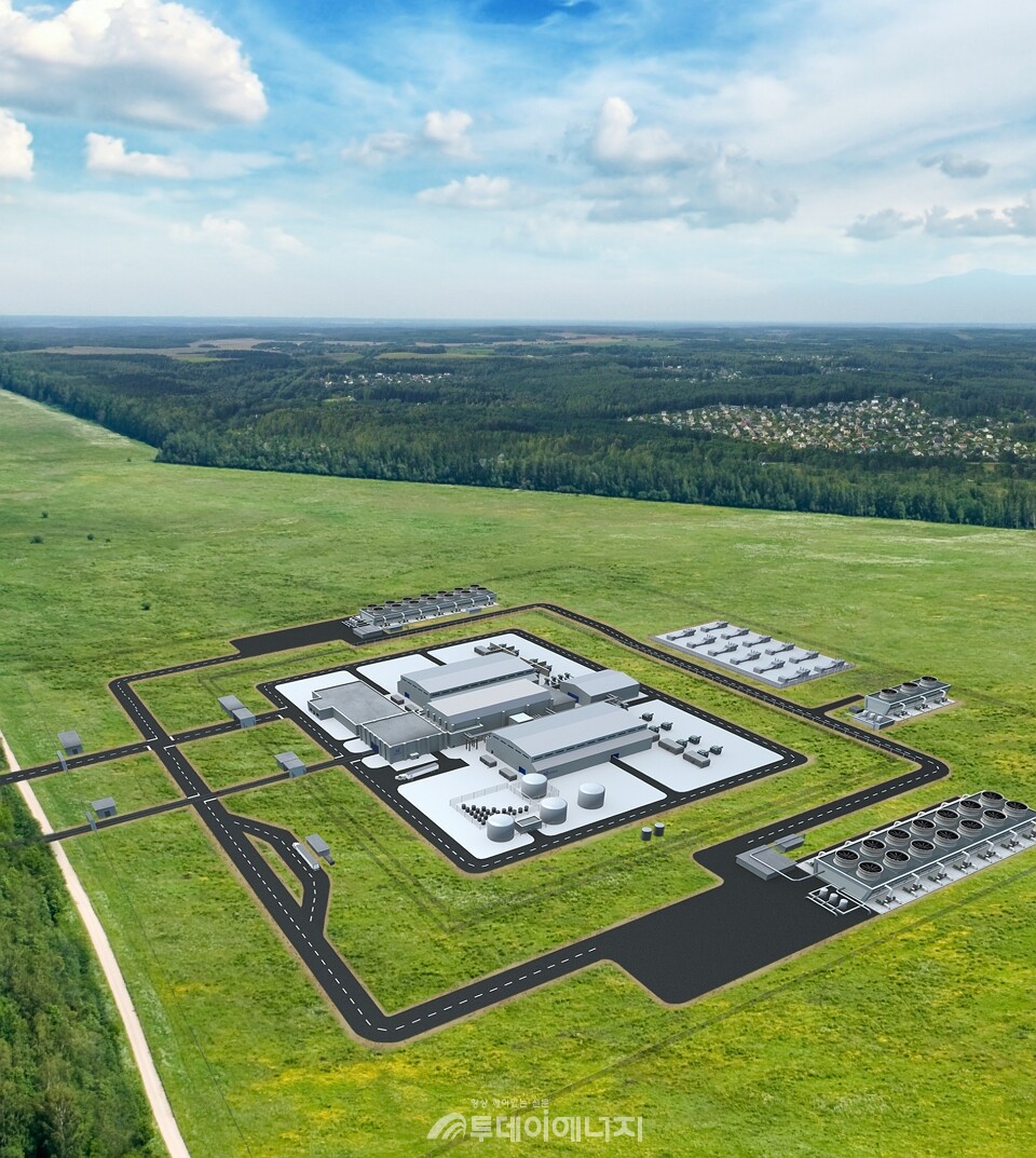 뉴스케일파워 SMR 발전소 조감도/뉴스케일파워 제공