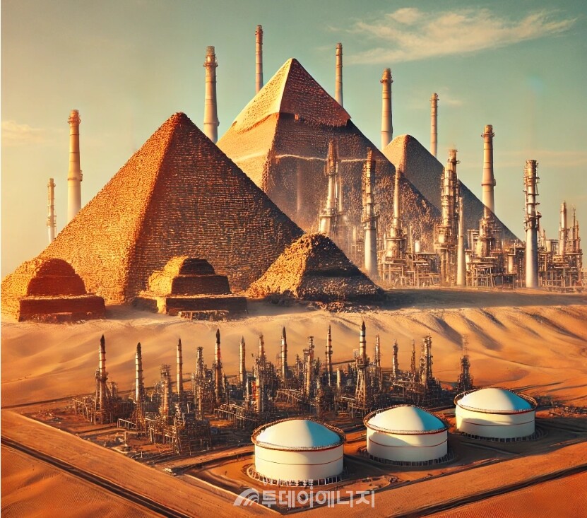 수에즈 운하·지중해 파이프라인을 통제하는 이집트가 세계 에너지 시장의 핵심 축으로 떠오르고 있다. /이미지 편집