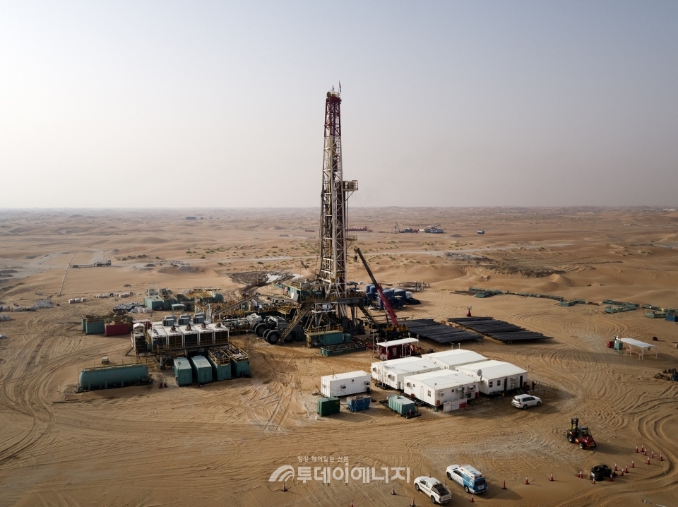 UAE 할리바 광구 전경.