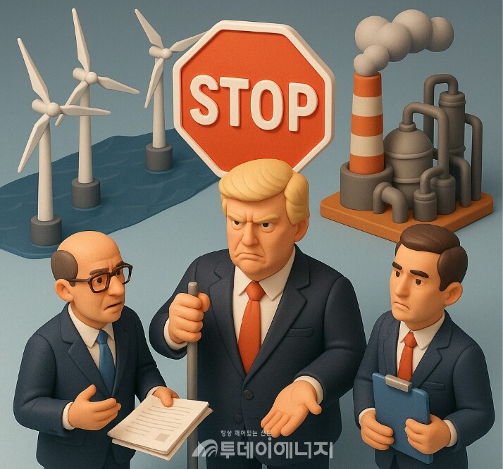 엠파이어 윈드는 단지 하나의 프로젝트가 아니라, ‘트럼프 시대의 기후정책 전환 방향’을 드러내는 사례다. /이미지 편집