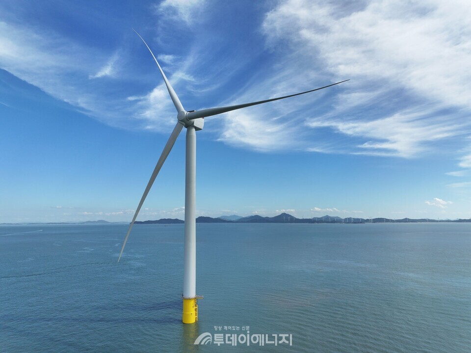 CIP, 지난 5월16일 국내 최초 민간 주도 ‘전남해상풍력 1’ 상업운전 개시. /CIP 제공
