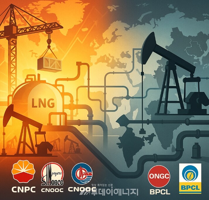 아시아 에너지 대국의 명암: 중국과 인도 NOC의 상반된 투자 전략