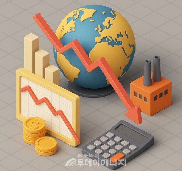 미국의 수입 급증과 소비심리 악화로 인해 GDP 성장률은 더욱 위축될 것으로 보인다. /이미지 편집