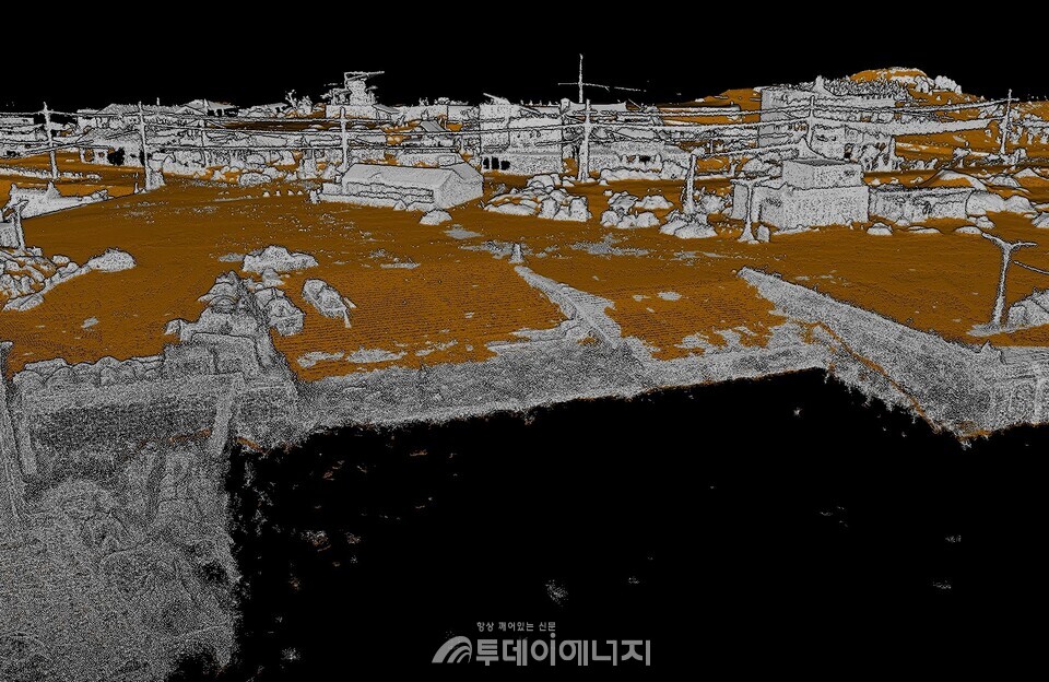 남도항 3D맵핑 화면