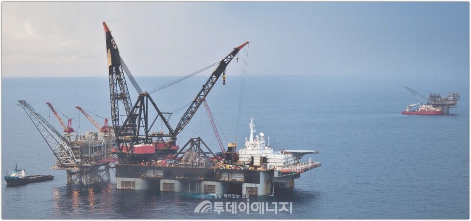 이스라엘의 타마르(Tamar) 심해 가스전 해상 플랫폼. /tamarpetroleum.co.il